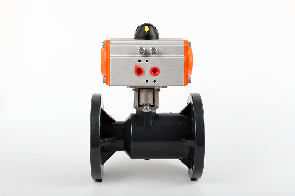 宜州气动法兰一体球阀